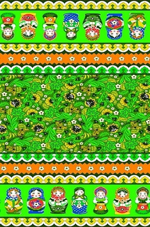 "Матрешка-зеленый"